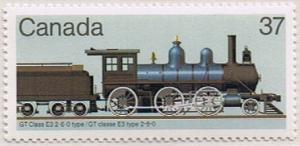 Canada Mint VF-NH #1038 Canadian Locomotives 37c