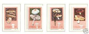 SA Ciskei 1987 Plants Edible Mushrooms Fungi Michel 110-113