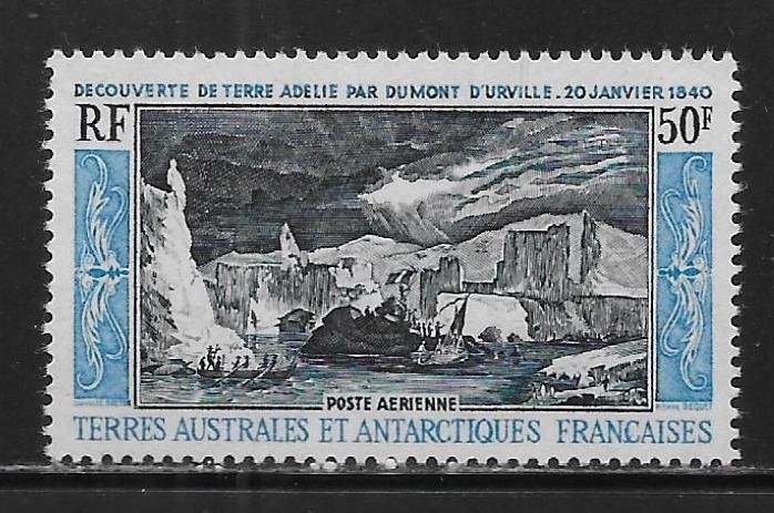 French Southern Antarctic FSAT C7 Adelie Land MNH 2022 Scott c.v. $125 (*sch*)