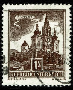 Austria #621 typographed Used - 1s Mariazell (1957)