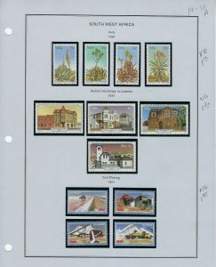 SOUTH WEST AFRICA ALMOST COMPLETE 1968-1989/ MINT 85% NH/LIGHTHOUSE BINDER/DUST 