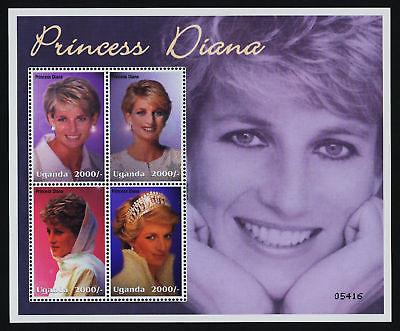 Uganda 1788-9 MNH Princess Diana