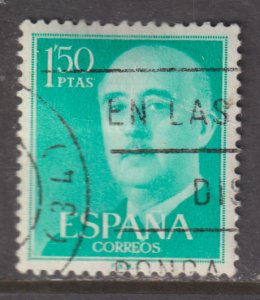 Spain 827 General Francisco Franco 1956