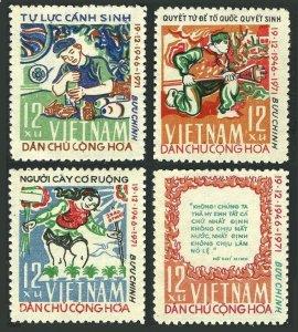 Viet Nam 659-662,MNH.Michel 691-694. National Resistance,25th Ann.1972.