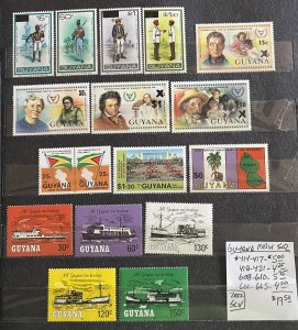 Guyana MNH Selection #414//665- SCV=$19.50