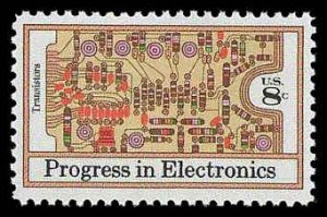 PCBstamps   US #1501 8c Electronics - Transistors, MNH, (32)