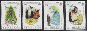 St Helena Scott #'s 880 - 883 MNH