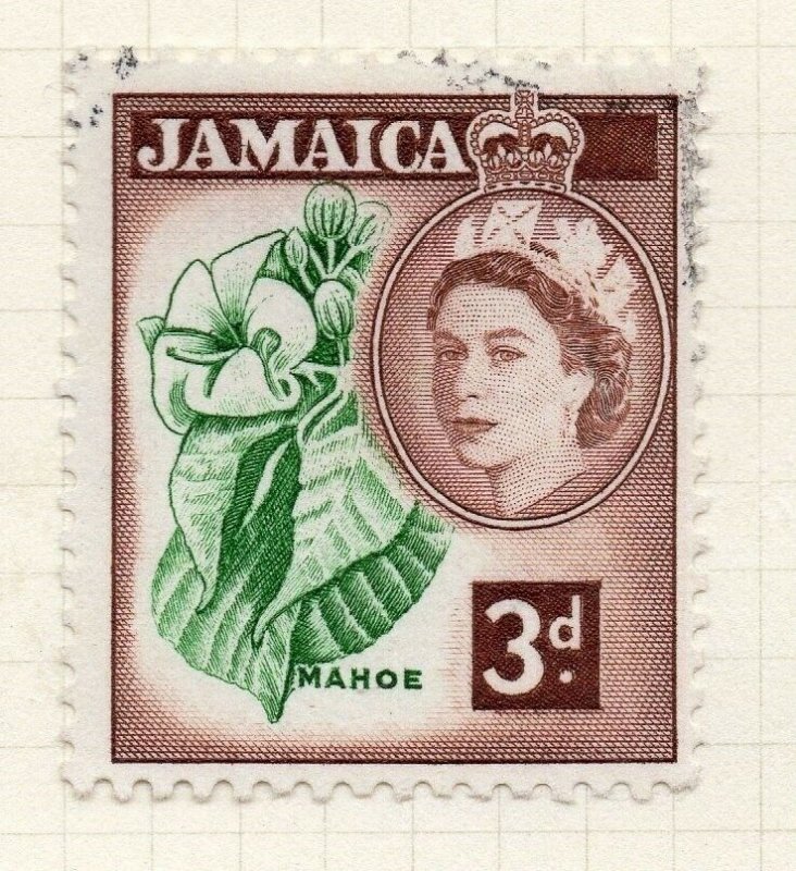 Jamaica 1956 Early Issue Fine Used 3d. 283892