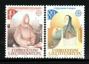 LIECHTENSTEIN #754-755  1983  EUROPA  MINT  VF NH  O.G