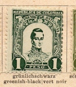 Colombia 1899 Early Issue Fine Mint Hinged 1P. NW-239147