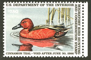 U.S. #RW52 MINT OG LH