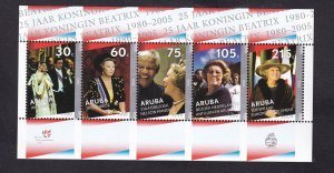 Aruba  #264   MNH  2005  sheet reign queen