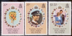 Pitcairn Islands 1981 SC# 206-8 MNH-OG E170