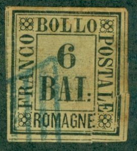 ITALIAN STATE -ROMAGNA 7 USED Tear (RL) 4849 CV $9000.00 BIN $900.00