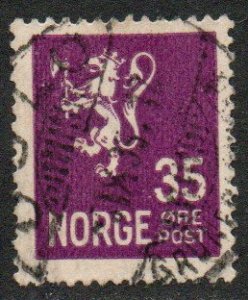 Norway Sc #124 Used