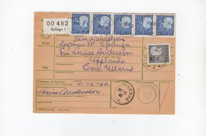 1962 Paketadresskort