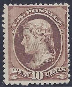 Scott #209 Unused NH NG Fine