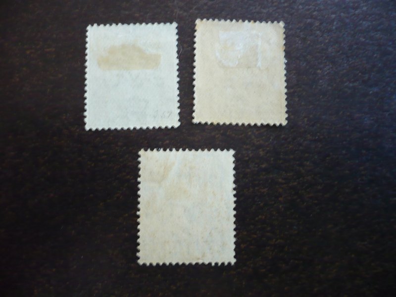 Stamps - Great Britain - Scott#187,189,198 - Mint Hinged Part Set of 3 Stamps