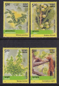 India 2002a-2002d Singles MNH VF