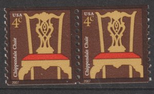 U.S.  Scott# 3761 2003 Chippendale Chair Issue VF/XF MNH Pair