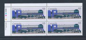 Can #1121 UL PL BL Can Locomotives - 4 1925-45 68¢ MNH3