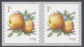#5037 1c Apples Coil Pair 2016 Mint NH