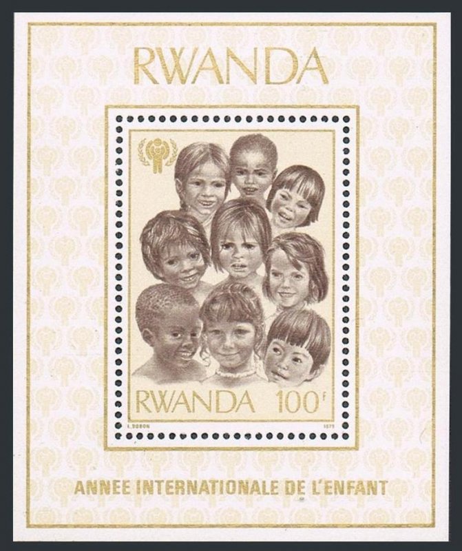 Rwanda 923a-923h,924,925,MNH.Michel 992-1000,Bl.86. IYC-1979. Children.