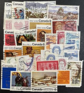 Canada LOT Used 1972-1973 [R1092]