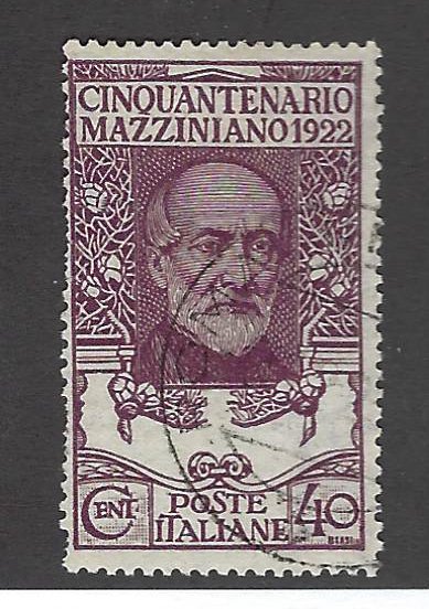 Italy SC#141 Used Fine perf faults SCV$35.00...Fill a Great Spot!