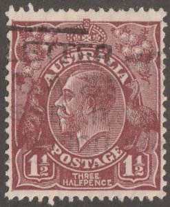 Australia, stamp,  Scott#24A,  used,  hinged,  three half pence, #A-24A
