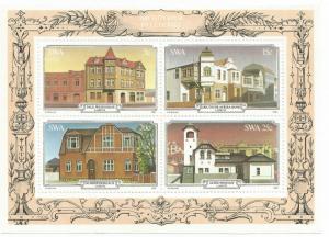  South West Africa 1981 Historic Buildings of Luderitz miniature sheet SG385 MNH