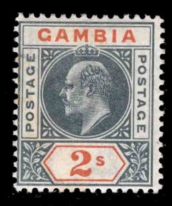 MOMEN: GAMBIA SG #54 1902 MINT OG H £55 LOT #66646