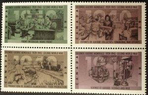 CANADA 1990 #1301a Second World War - MNH