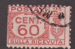 Italy Q29 Parcel Post Stamps - right side 1927