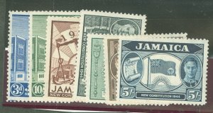 Jamaica #129-35  Single (Complete Set)