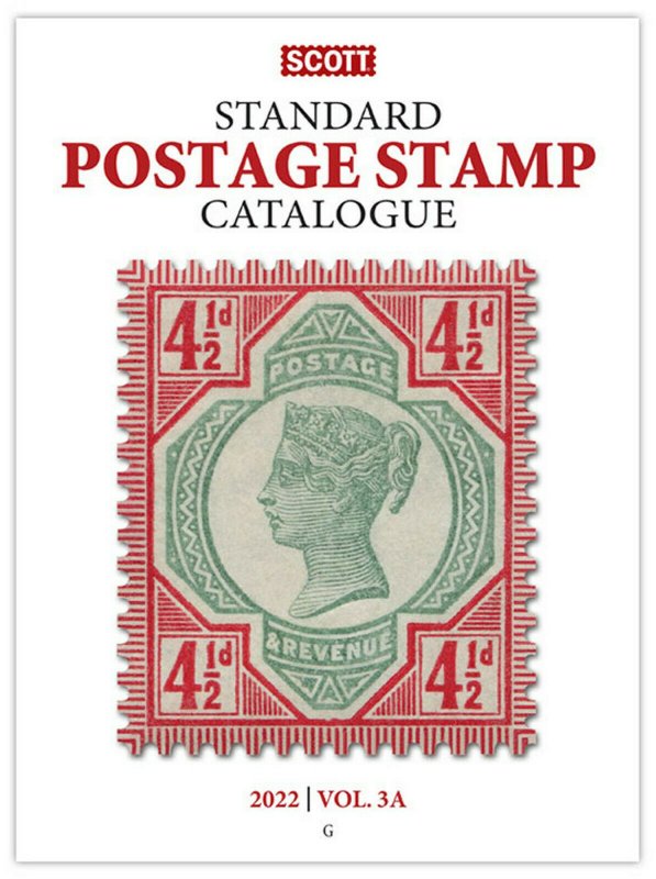 Scott Postage Stamp Catalog 2022 Volume 3A & 3B - COUNTRIES G-I  Reference Book