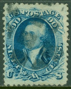 EDW1949SELL : USA 1861 Scott #72 Fine-Very Fine, Used. Scarce & Clean. Cat $600.