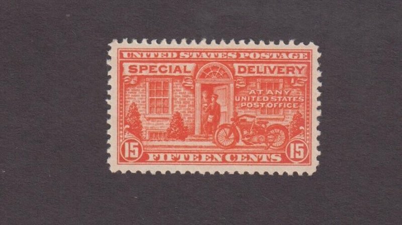 USA, E13, FLAT PRESS, 11X11, MINT VLH, VF, SPECIAL DELIVERY