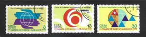 Cuba 2250-2252 Complete   USED