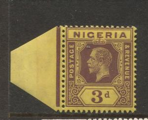 Nigeria -Scott 5 - KGV Definitive -1914 - MNH - Single 3p Stamp