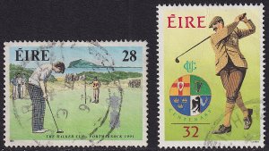 Ireland - 1991 - Scott #839-840 - used - Sport Golf