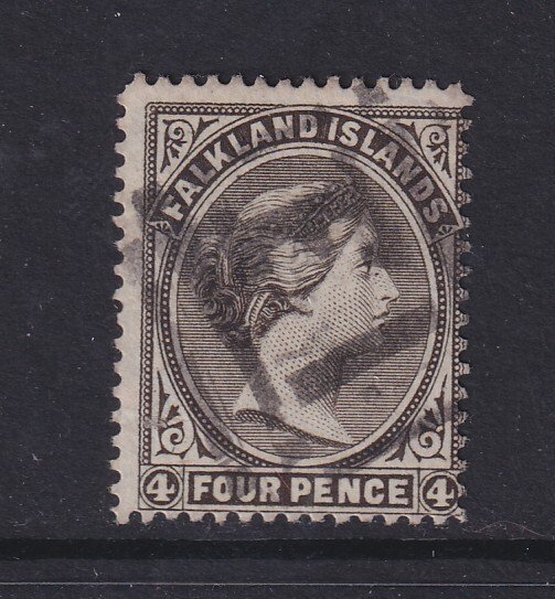 Falkland Islands, Scott 6a (SG 6), used