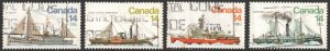 Canada SC#776-779 14¢ Canadian Ships: 4th Series (1978) Used