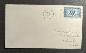1934 Chicago Illinois FDC Airmail Cover Ashland PA American Airmail Cancel