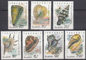 1992 Tanzania 1247-1453 Sea fauna 5,50 €