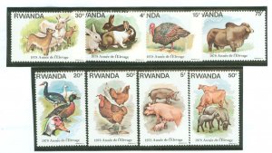 Rwanda #897-904 Unused Single (Complete Set)