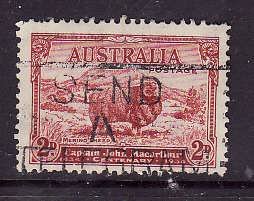 Australia-Sc#147-used 2p copper red-Marino sheep-1934-