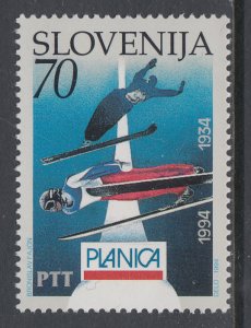 Slovenia 192 Skiing MNH VF