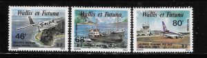 Wallis and Futuna islands 1979 Inter-island transportation Sc C87-C89 MNH A2245