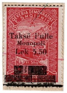 (I.B) Albania Revenue : Stamp Duty 5.50L on 1Fr OP